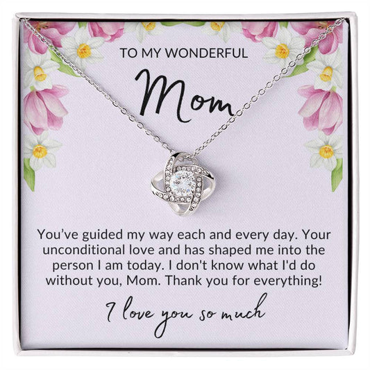 Wonderful Mom | Love Knot Necklace