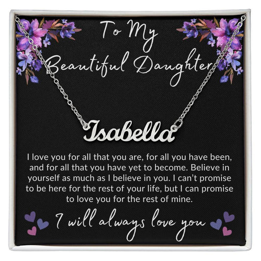 Daughter | Customizable Name Necklace